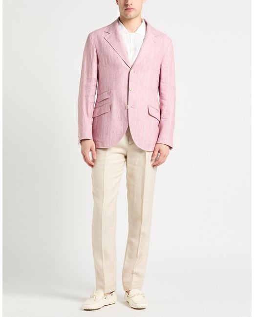 Brunello Cucinelli Pink Blazer for men