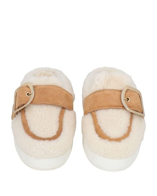 Santoni White Mules & Clogs