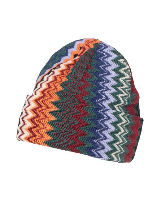 Missoni Blue Hat Wool, Acrylic for men
