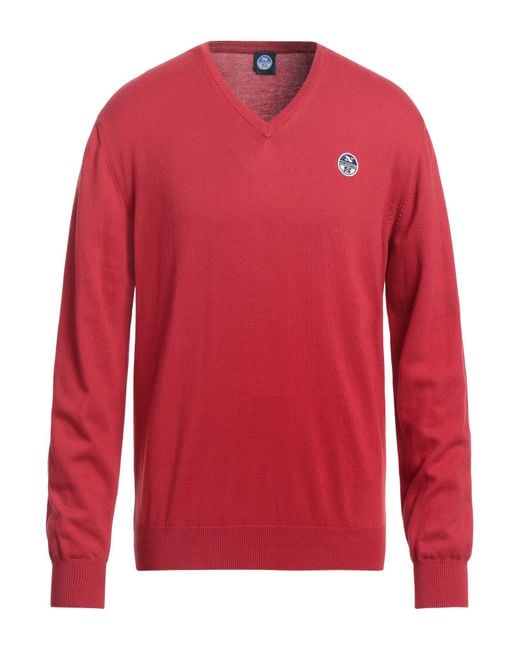 North Sails Red Sweater for men