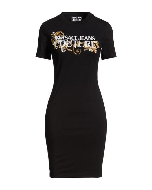 Versace Jeans Couture Black Mini Dresses