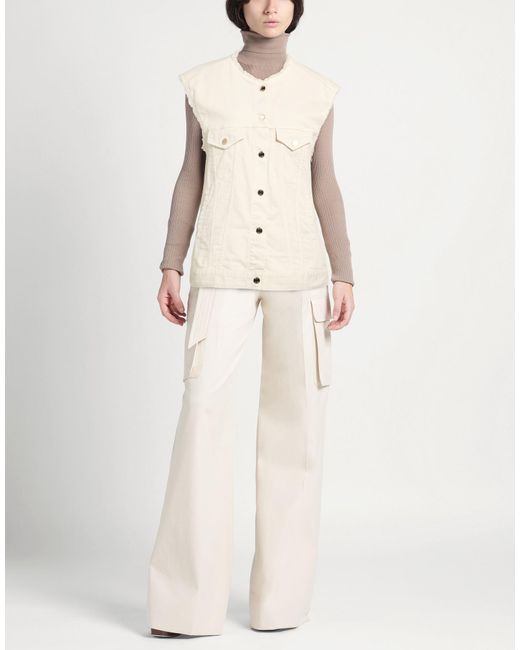 19.70 Nineteen Seventy Natural Denim Outerwear Cotton, Elastane