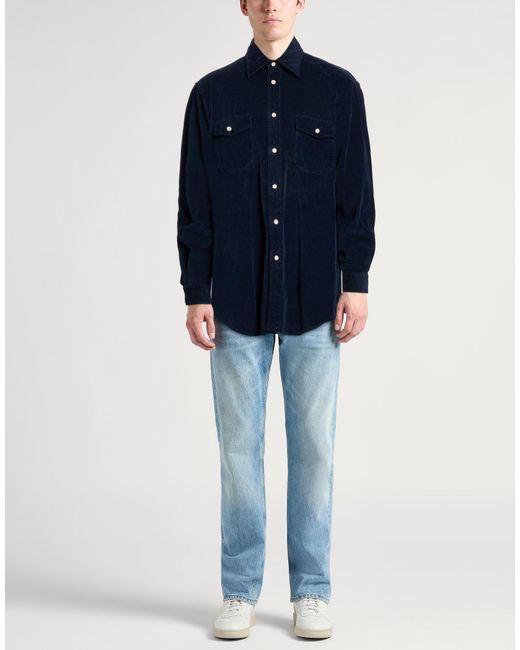Boglioli Blue Shirt for men