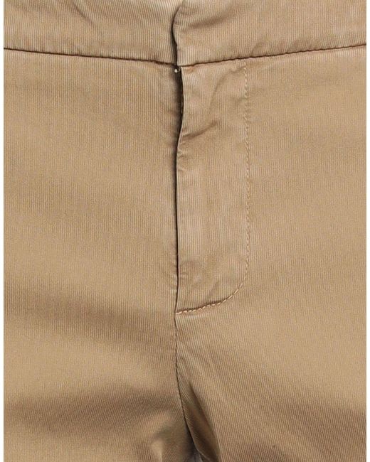 Dondup Natural Camel Pants Cotton, Elastane for men