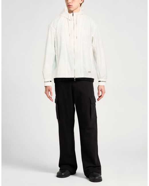 ARMANI EXCHANGE White Jacket for men
