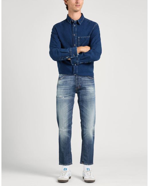 Dondup Blue Jeans Cotton, Elastane for men