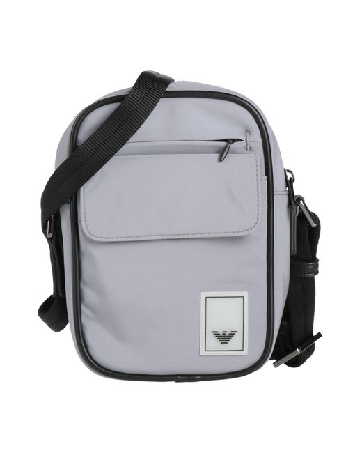Emporio Armani Gray Cross-Body Bags for men