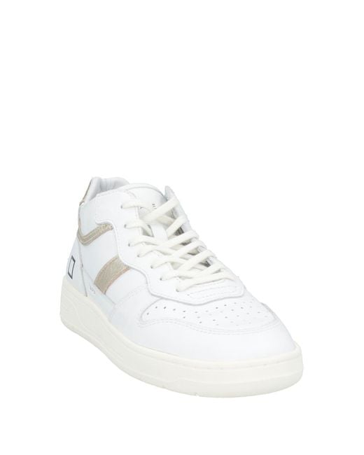 Date White Sneakers Leather