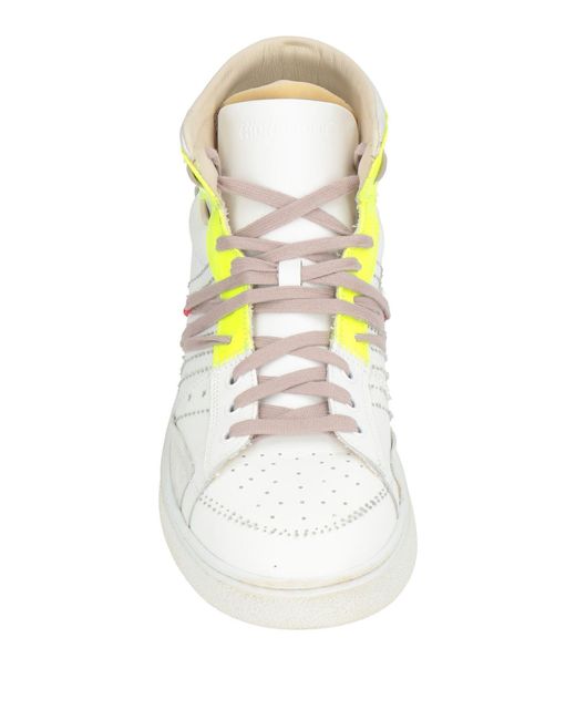 HIDNANDER Yellow Sneakers Leather for men