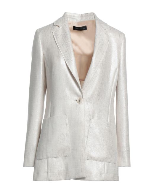 Caractere Suit Jacket in White Lyst