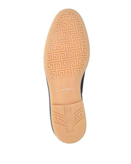 Corvari Blue Loafers Leather for men
