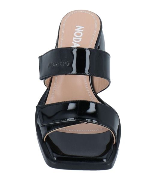 NODALETO Black Sandals