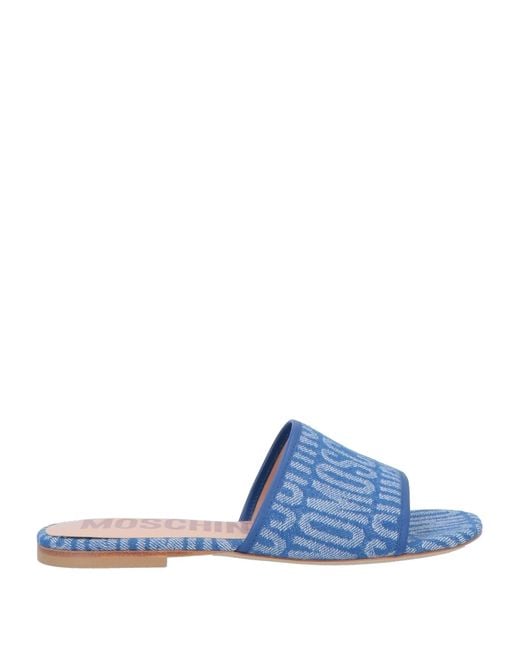 Moschino Blue Sandals