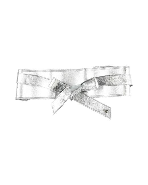 Patrizia Pepe White Belt Leather