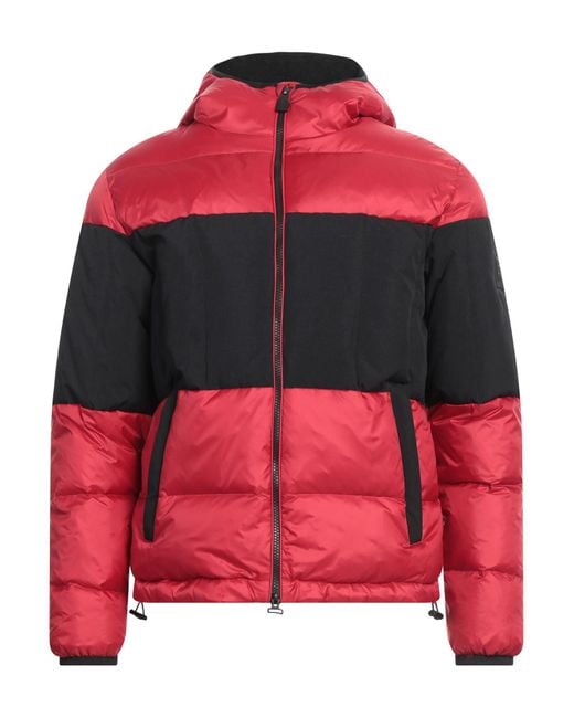 EA7 Red Puffer for men