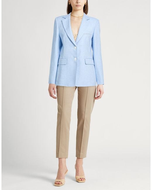 Peserico Blue Blazer Linen