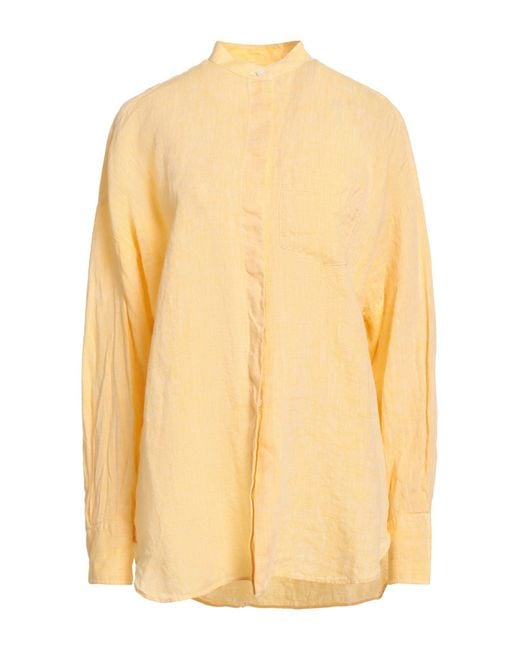 Accademia Yellow Shirt Linen