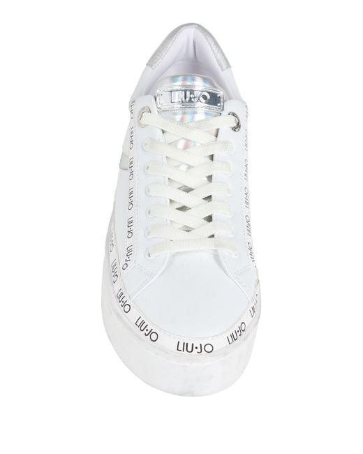 Liu Jo White Sneakers Textile Fibers