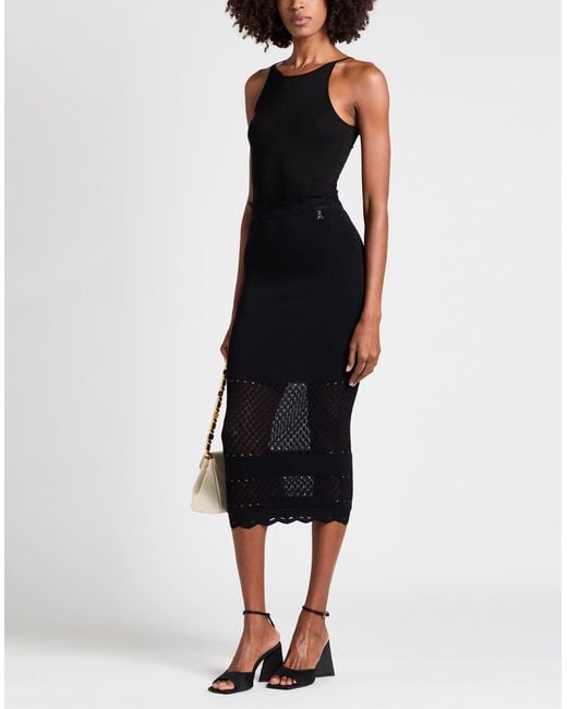 Patrizia Pepe Blue Midi-Rock