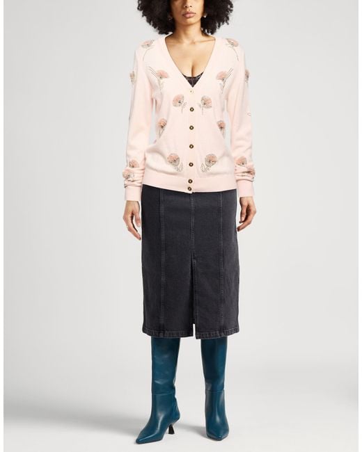 Elisabetta Franchi Pink Cardigan