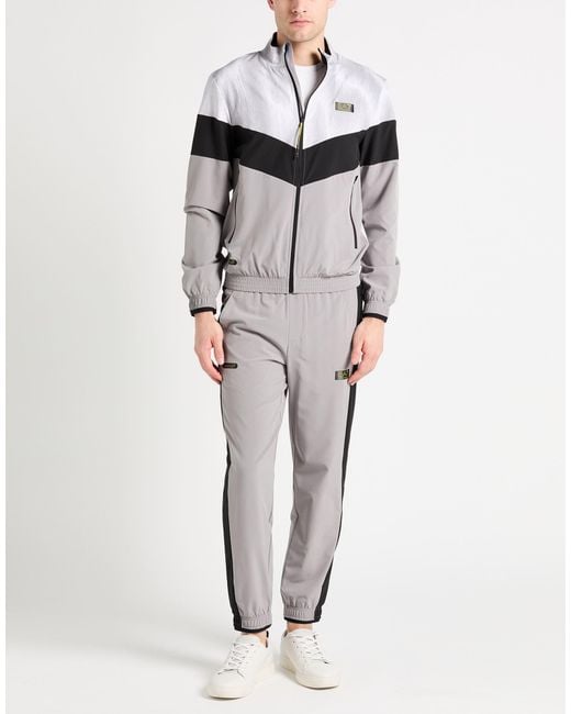 EA7 White Tracksuit Polyester, Elastane for men