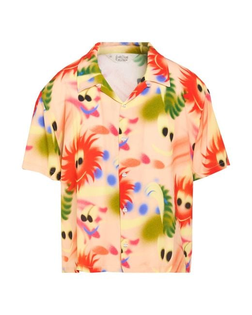 Camicia di Brain Dead in Pink da Uomo
