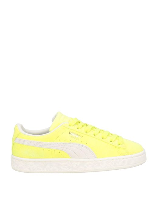 PUMA Yellow Sneakers Leather for men