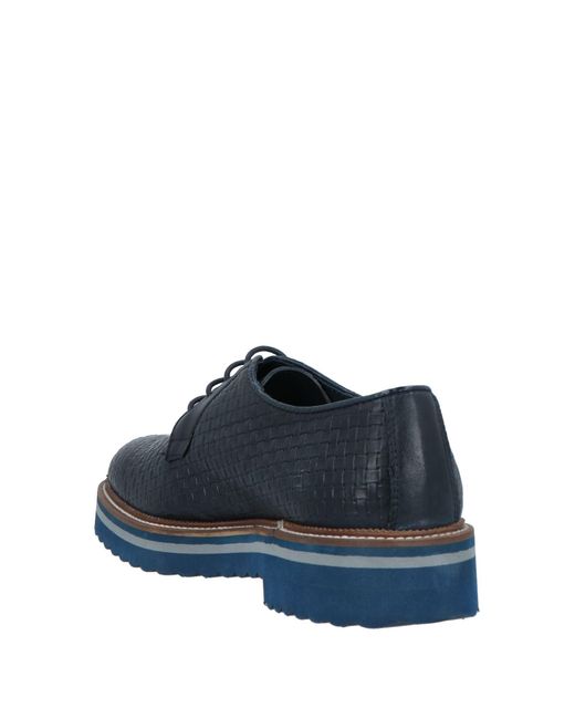 Baldinini Blue Lace-up Shoes for men