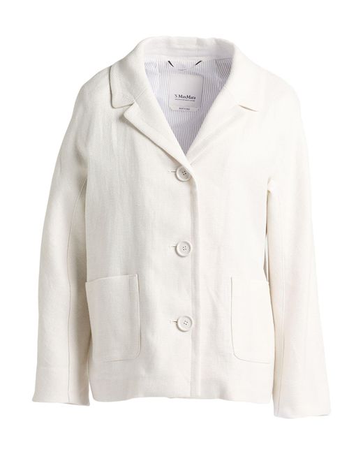 Max Mara White Blazers