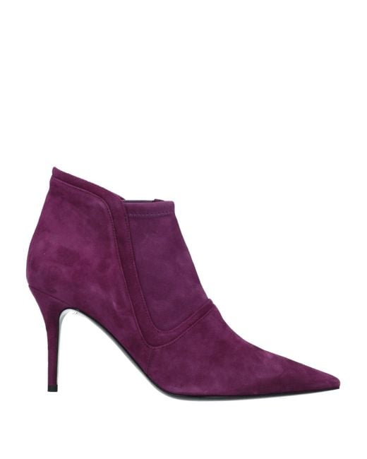 Kalliste Purple Ankle Boots
