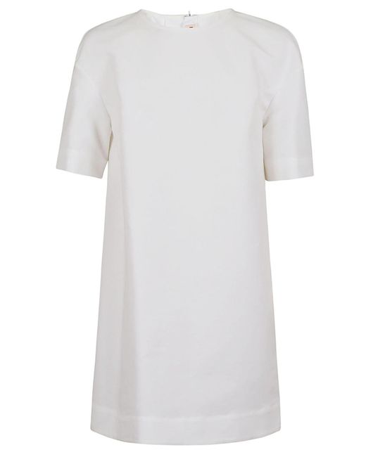 Marni White Midi-Kleid