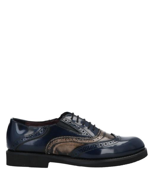 JUST MELLUSO Blue Lace-up Shoes