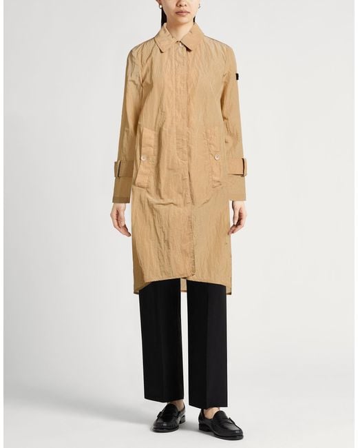 Peuterey Natural Overcoat & Trench Coat Polyamide