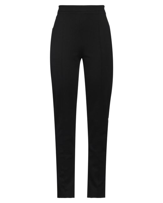 hinnominate Black Pants Viscose, Polyamide, Elastane