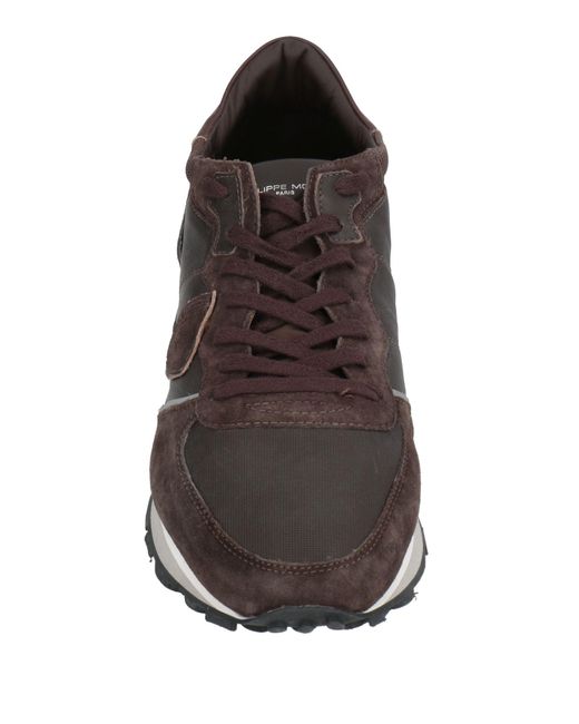 Philippe Model Brown Sneakers for men