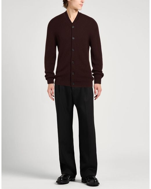 Amaranto Red Cardigan Wool for men