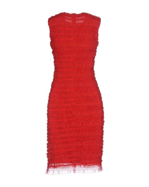 Givenchy Red Mini Dress Polyamide