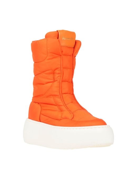 Barracuda Orange Ankle Boots