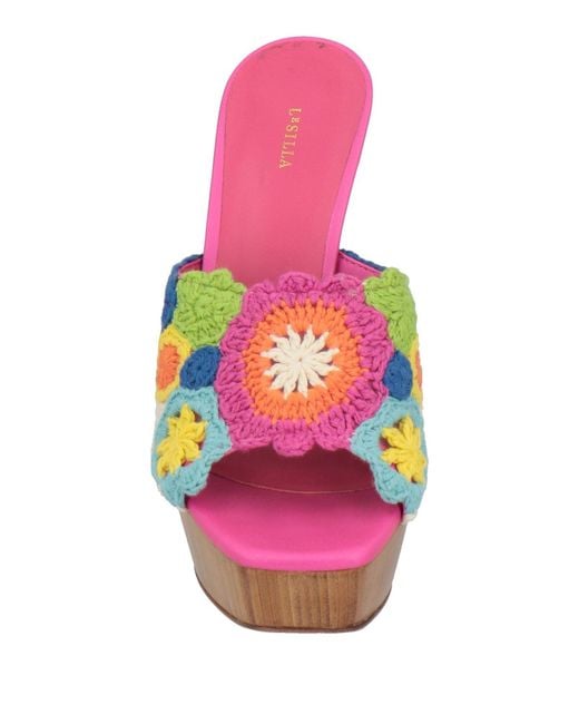 Le Silla Pink Mules & Clogs