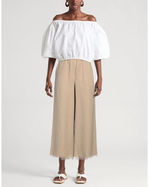 Antonelli Natural Pants Viscose, Linen