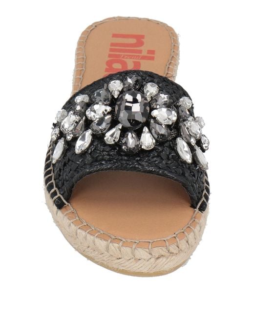 Nila & Nila Black Espadrilles Synthetic Fibers