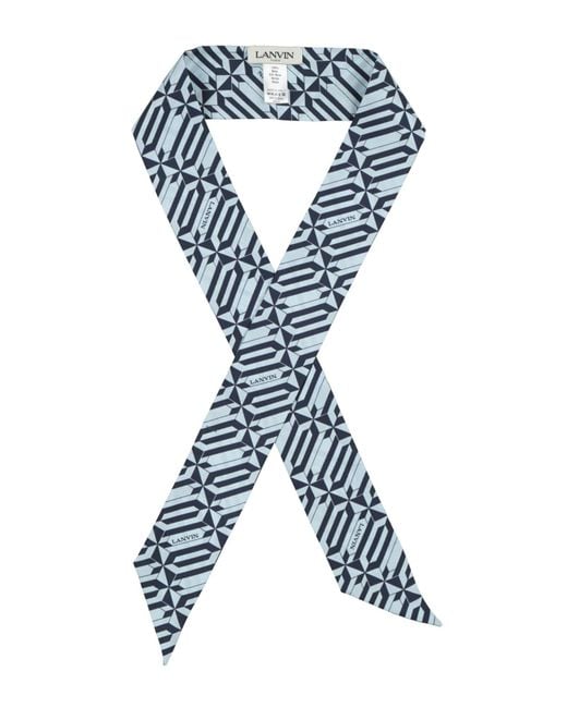 Lanvin Blue Scarves