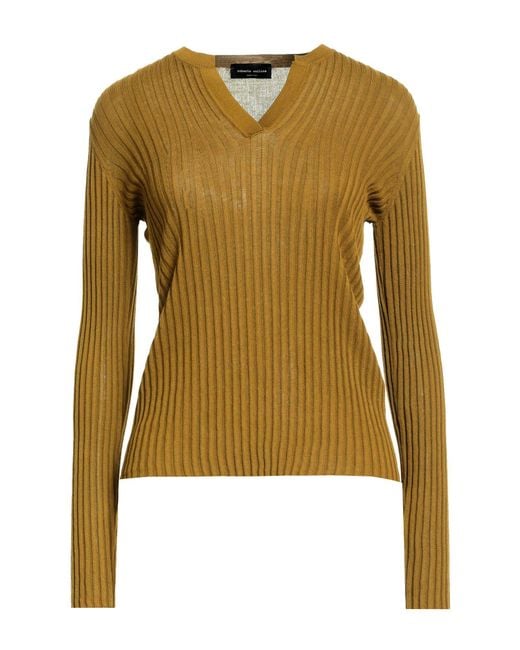 Roberto Collina Green Sweater Cotton