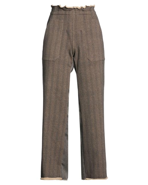 Undercover Gray Pants Cotton, Polyester