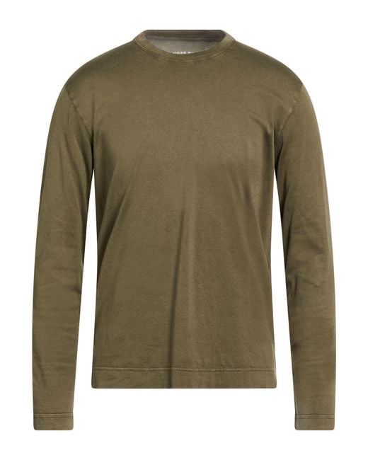 Fedeli Green T-Shirt Cotton for men