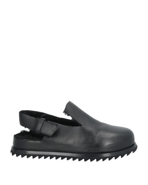 Officine Creative Black Mules & Clogs