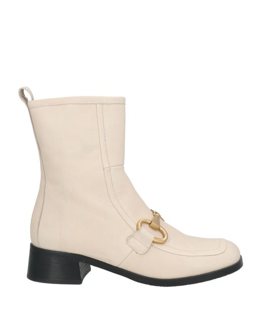Elvio Zanon White Ankle Boots