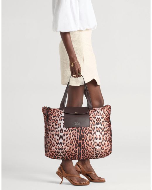 Roberto Cavalli Red Handbag Polyurethane
