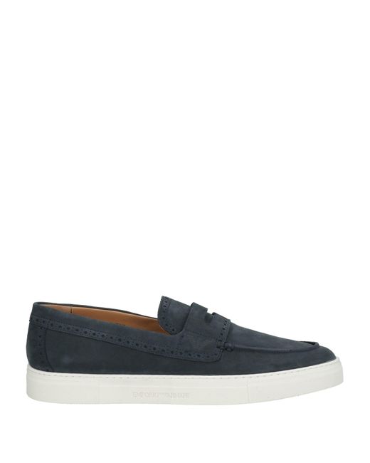 Emporio Armani Blue Loafer for men