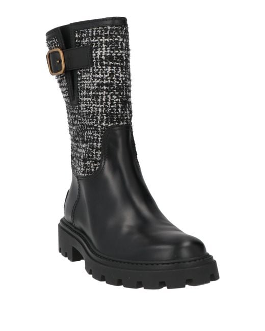 Tod's Black Stiefelette